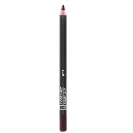 Fashion Make-Up FMU1220111 Wooden Lip Pencil No.11 Burgundy