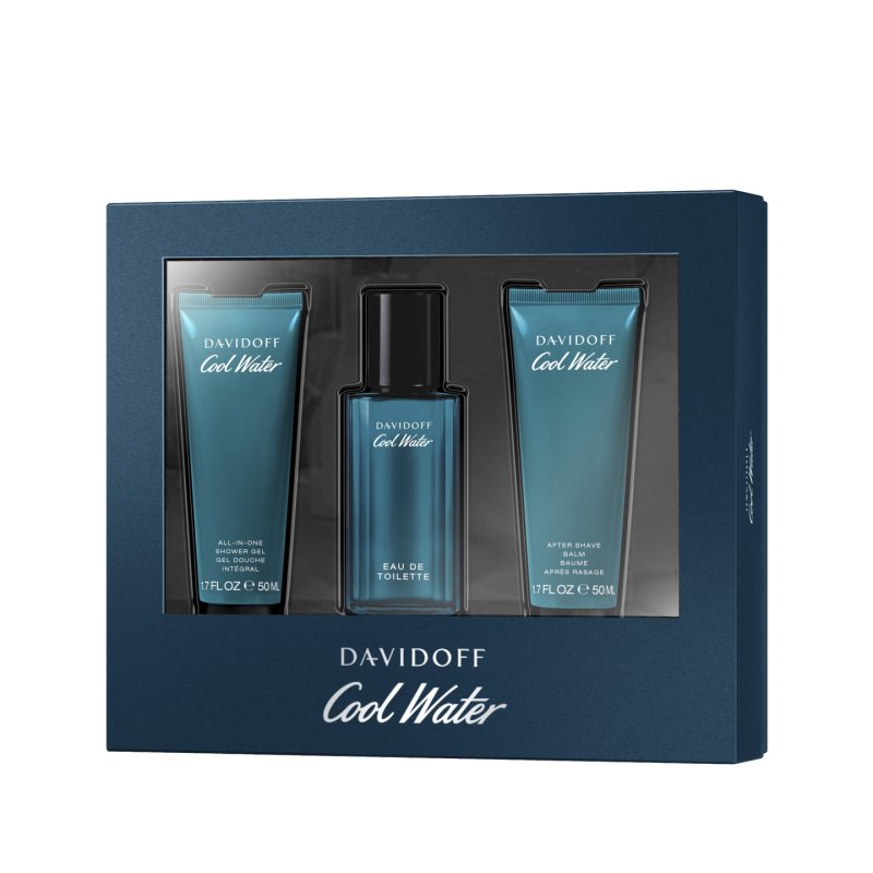 Davidoff Cool Water perfumery/bath set 3 pc(s) Male