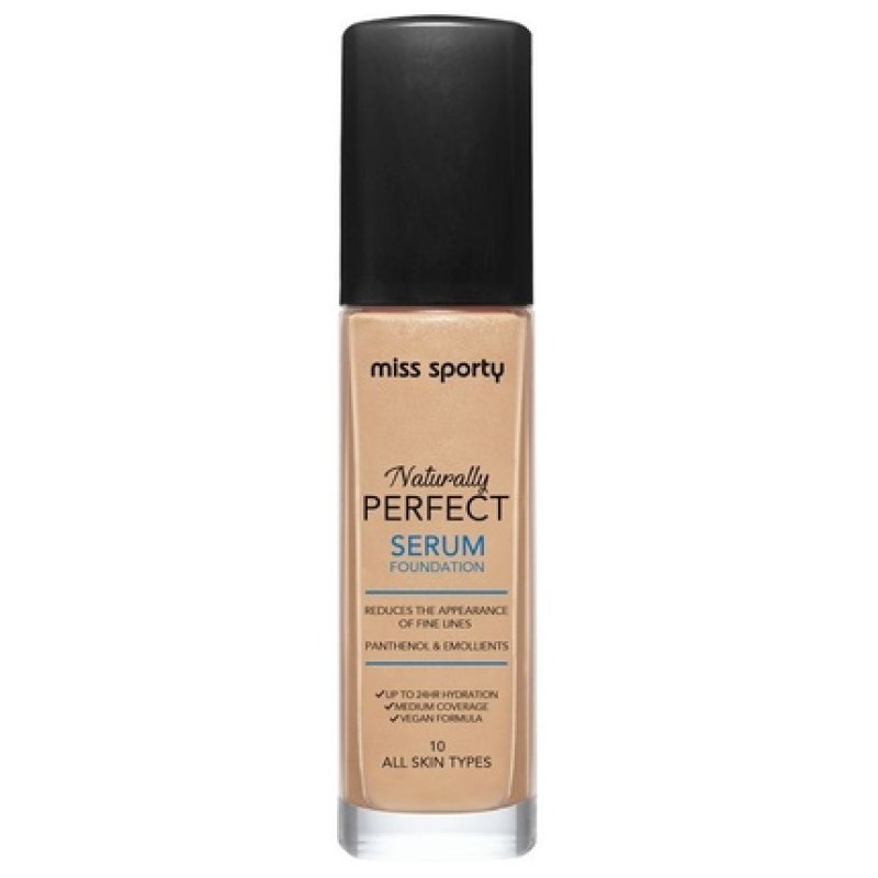 Miss Sporty Naturally Perfect Serum Moisturising Foundation Tinted Serum - 30ml