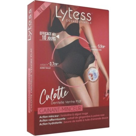 Lytess Cosmetotextile Shaping Slimming Lace Panties Flat Stomach S/M