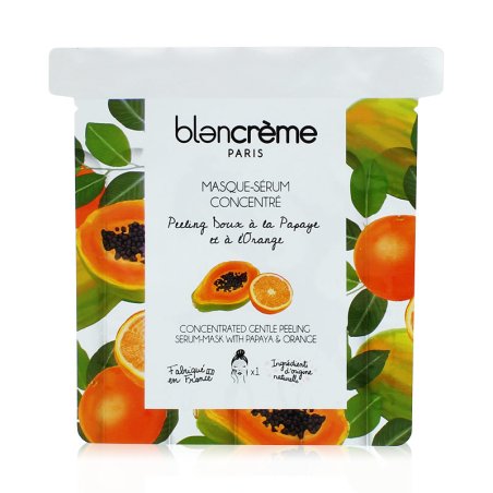 Blancrème Masque visage tissu Papaye & orange