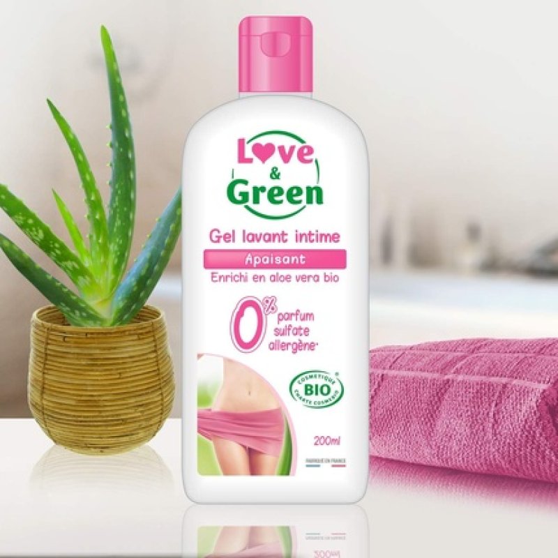 Love & Green Organic Soothing Intimate Washing Gel 200ml