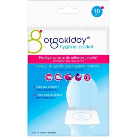 Orgakiddy Classic Disposable Toilet Seat Cover - Pack of 10
