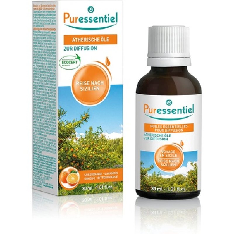 Puressentiel Essential Oils for Diffusion Trip in Sicily 30ml