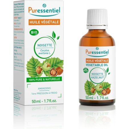 Puressentiel Hazelnut Vegetable Oil Corylus Avellana Organic 50ml