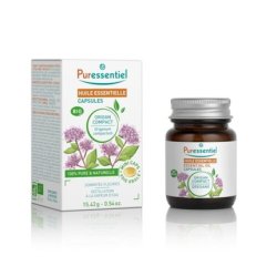Compact Organic Oregano Essential Oil Capsules 100% Pure