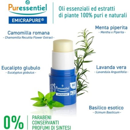 Puressentiel Headaches Migra Pure Intense Cold Stick with 8 Oils
