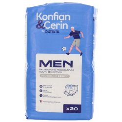 Stentil Konfian & Cerin Men Level 2 Discreet Pads for Men 20 Pieces