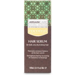 ARGANICARE Ultra-Nourishing Repairing Serum with Coconut Oil for Dull, Very Dry and Curly Hair 100ml