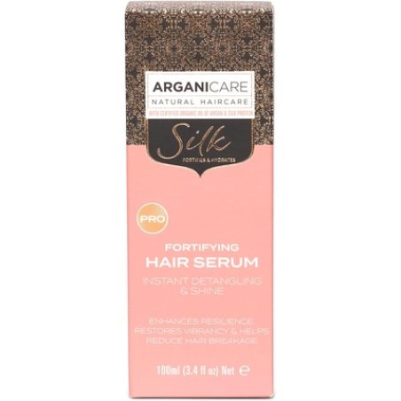 Arganicare Organic Argan Oil and Silk Smoothing Anti Frizz Control Hair Serum Treatment 100ml