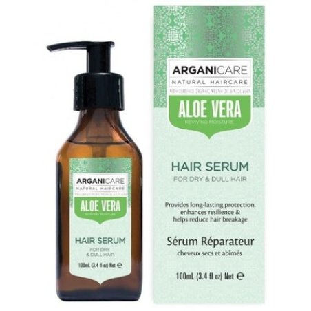 ARGANICARE Revitalizing Serum with Aloe Vera Moisturizing Care for Dry Hair 100ml