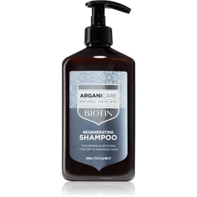 Arganicare Biotin Regenerating Shampoo - for fine hair, 400 ml