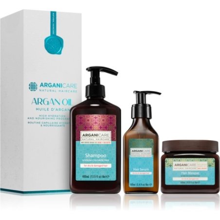 Arganicare Argan Oil & Shea Butter Gift Set - for hydration and shine