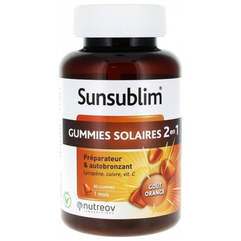 Nutreov Sunsublim Solar Gummies 2in1 60 Gummies