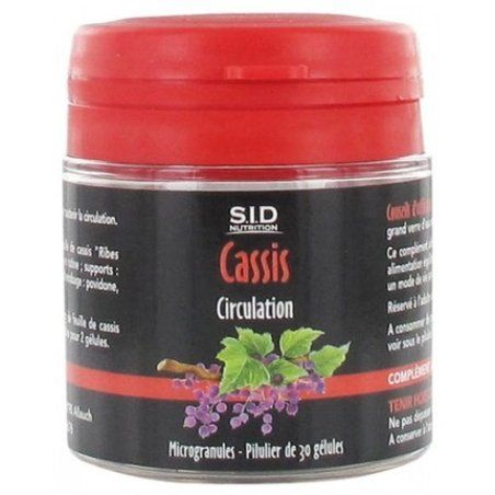Sid Nutrition Circulation Black Currant Dietary Supplement 30 Capsules