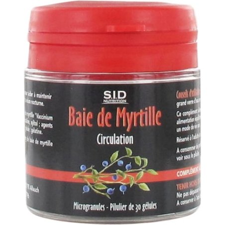 Sid Nutrition Circulation Blueberry 30 Capsules