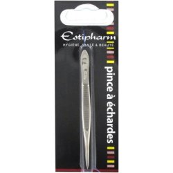 Estipharm Slanted Pointed Tweezers 7.5cm