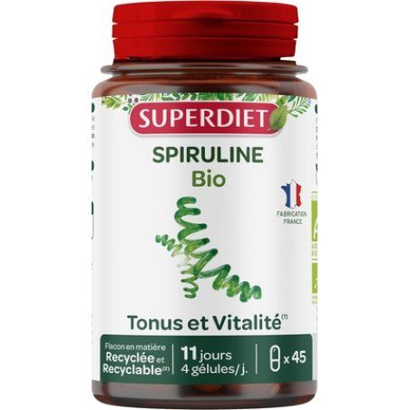 Superdiet Organic Spirulina Tone and Vitality Sports Recovery
