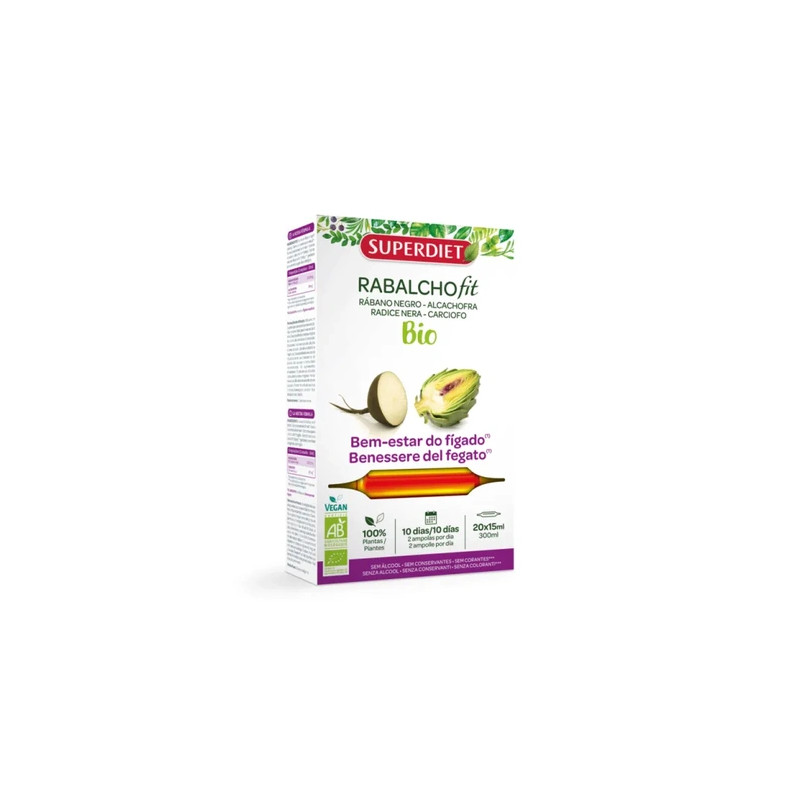 Superdiet Rabalchofit - 20 Ampoules