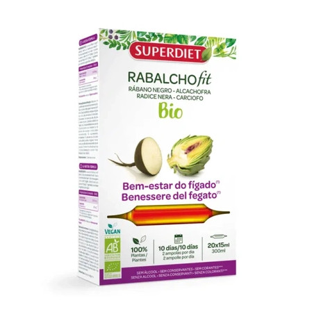 Superdiet Rabalchofit - 20 Ampoules