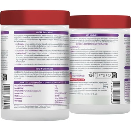 Superdiet Marine Collagen for Bone Health and Mineral Balance