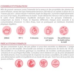 Herbesan Organic Weight Loss Mate Infusion Green Tea with Hibiscus, Mate, and Raspberry