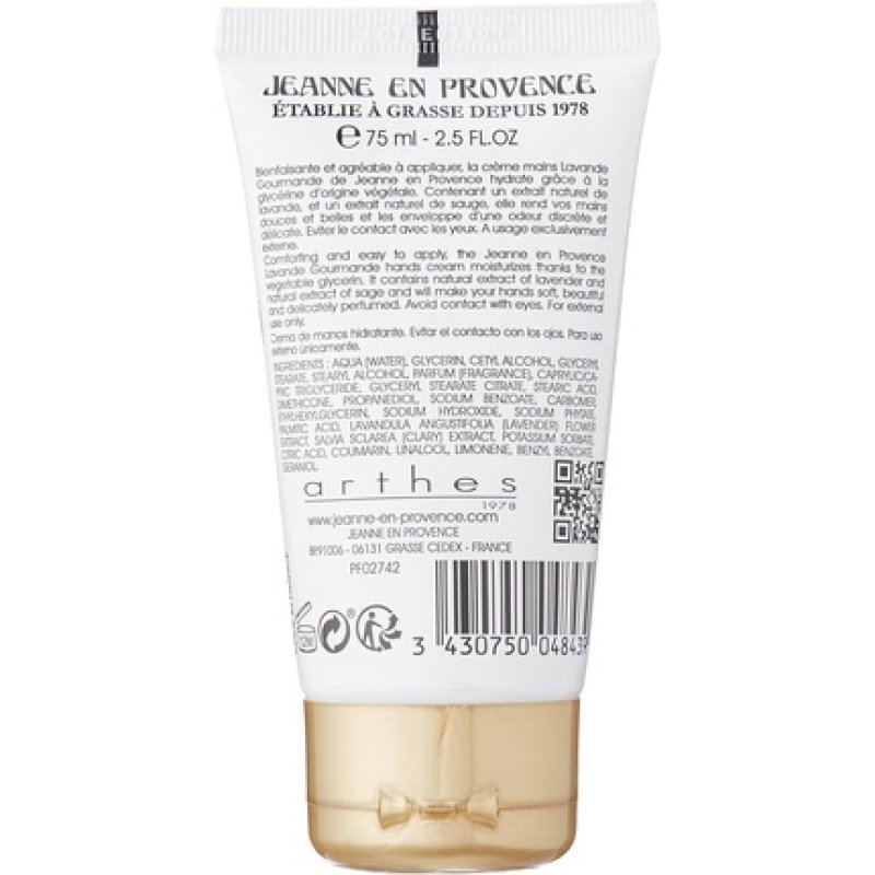 Jane En Provence Hand Cream Lavender 75ml