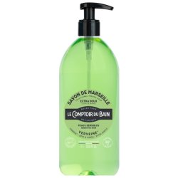 Le Comptoir Du Bain Traditional Soap from Marseille Verbena 1L