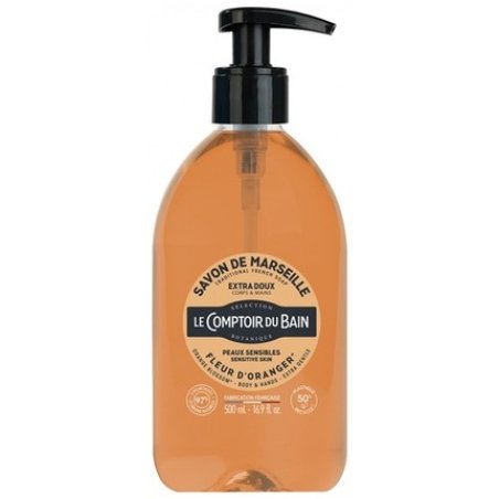 Le Theke Du Bad Traditional Marseille Soap Orange Blossom 500ml