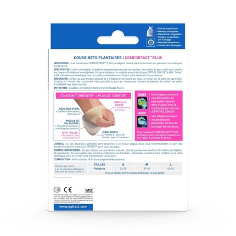 Epitact New Generation Foot Pads Comfortact Plus Size L