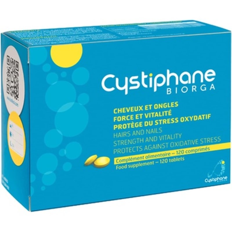 Biorga Cystiphane Hair and Nails Supplement 120 Tablets