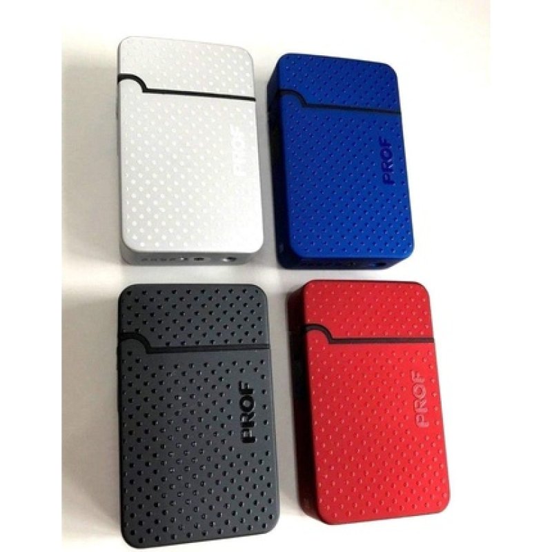 Prof Single Flame Windproof Rechargeable Gas Lighter - Colorful