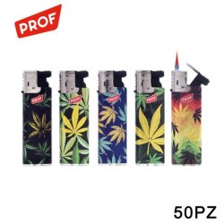 Prof Turbo Lighter Golden Leaves - Pack Of 50