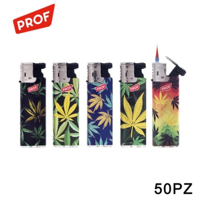 Prof Turbo Lighter Golden Leaves - Pack Of 50