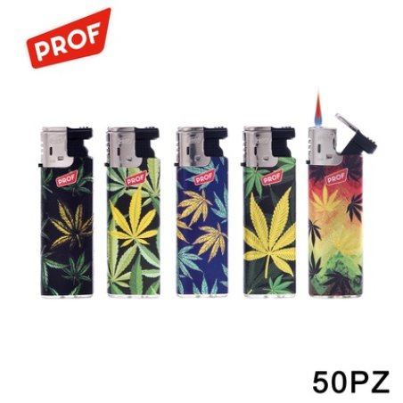 Prof Turbo Lighter Golden Leaves - Pack Of 50