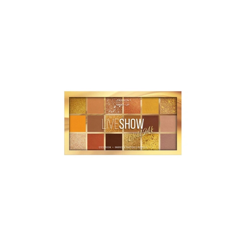 Raphael Cosmetic Live Show Eyeshadow Palette No. 07 - Gold 24k