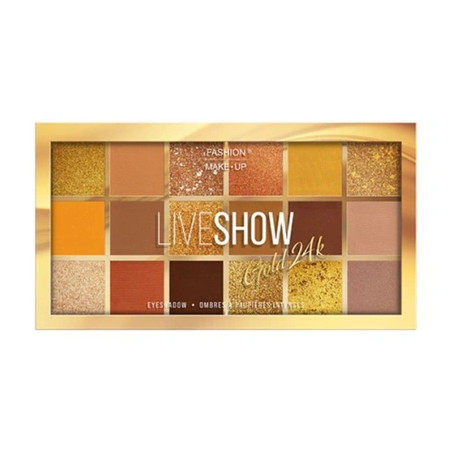 Raphael Cosmetic Live Show Eyeshadow Palette No. 07 - Gold 24k