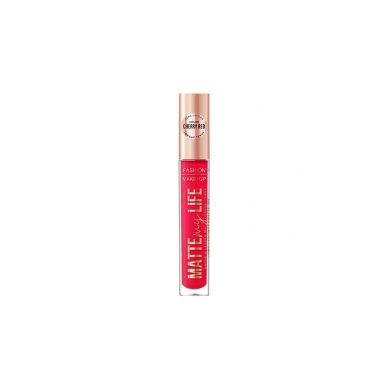 Raphael Cosmetic Matte Lip Gloss My Life No. 06 Cherry Red