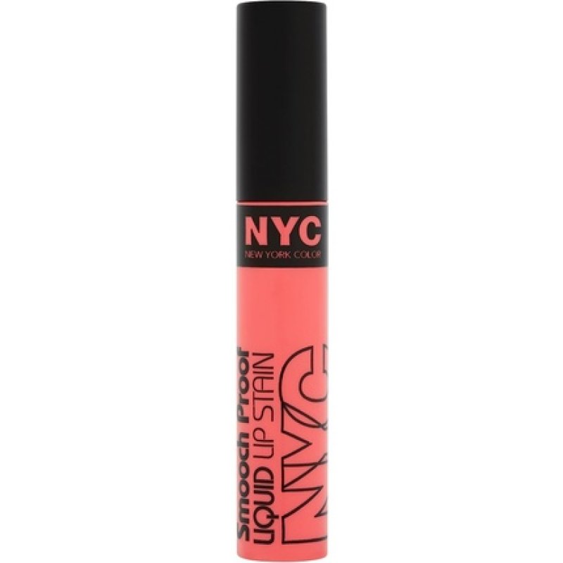 NYC Smooch Proof Liquid Lip Stain Faithful Coral
