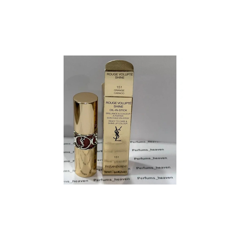 Yves Saint Laurent Rouge Volupte Shine Oil-In-Stick Lipstick 151 Orange Caraco