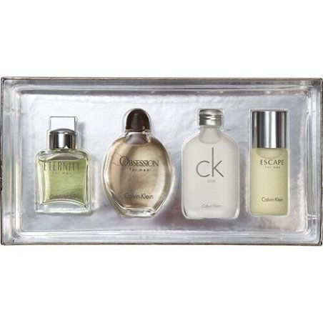Calvin Klein Men Mini Set: Eternity, Obsession, Ck One, Escape - 15ml Each