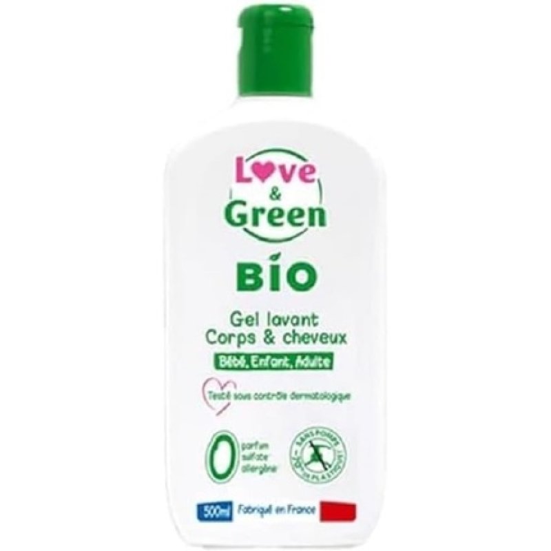 Love & Green Lavant Body Organic Hair Gel 500ml