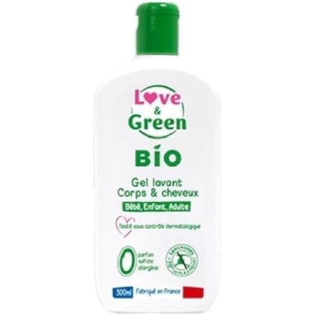 Love & Green Lavant Body Organic Hair Gel 500ml
