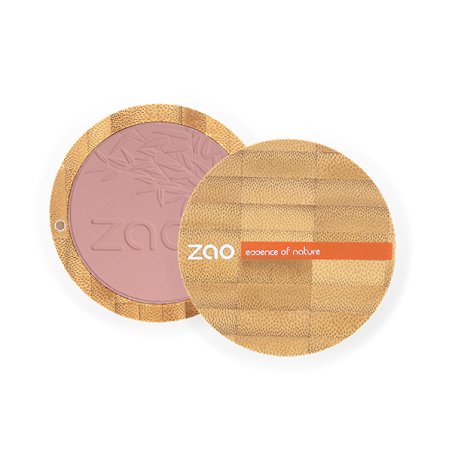 Zao Organic Makeup Compact Blush Dark Purple 323 0.32 Oz