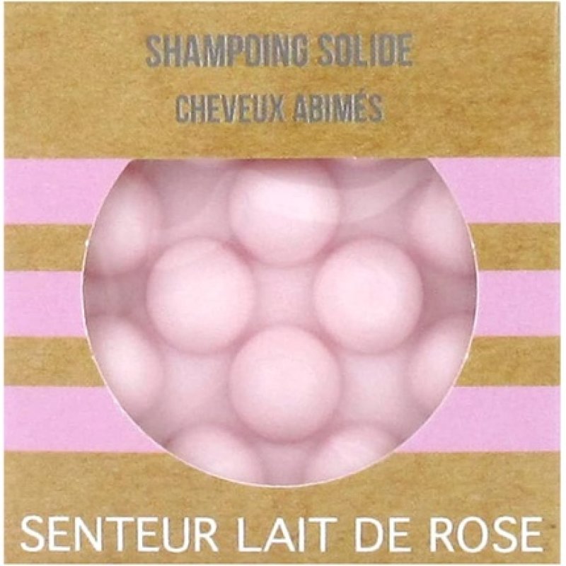 Valdispharm Solid Shampoo for Damaged Hair Rose Milk Scent 55g