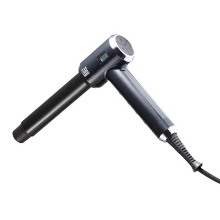 Jean Louis David Ceramic Curling Iron with LCD Screen 28mm Diameter 14 Temperature Settings for All Hair Types - Black