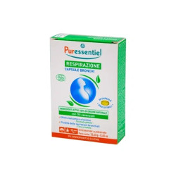Puressentiel Respiratory Dietary Supplement For Bronchi - 30 Capsules
