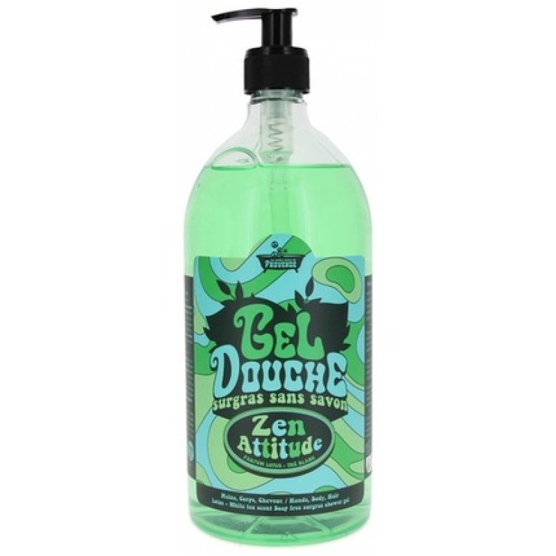 Les Petits Bains De Provence Shower Gel Lotus White Tea 1L