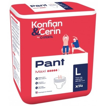 The Konfian & Cerin Adult Absorbent Pants for Heavy Urinary Incontinence