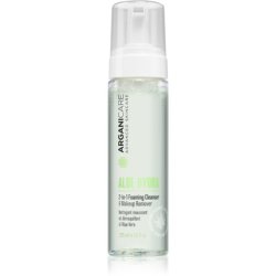 Arganicare Aloe Hydra 2-in-1 Foaming Cleanser - For Normal and Oily Skin, 225 ml